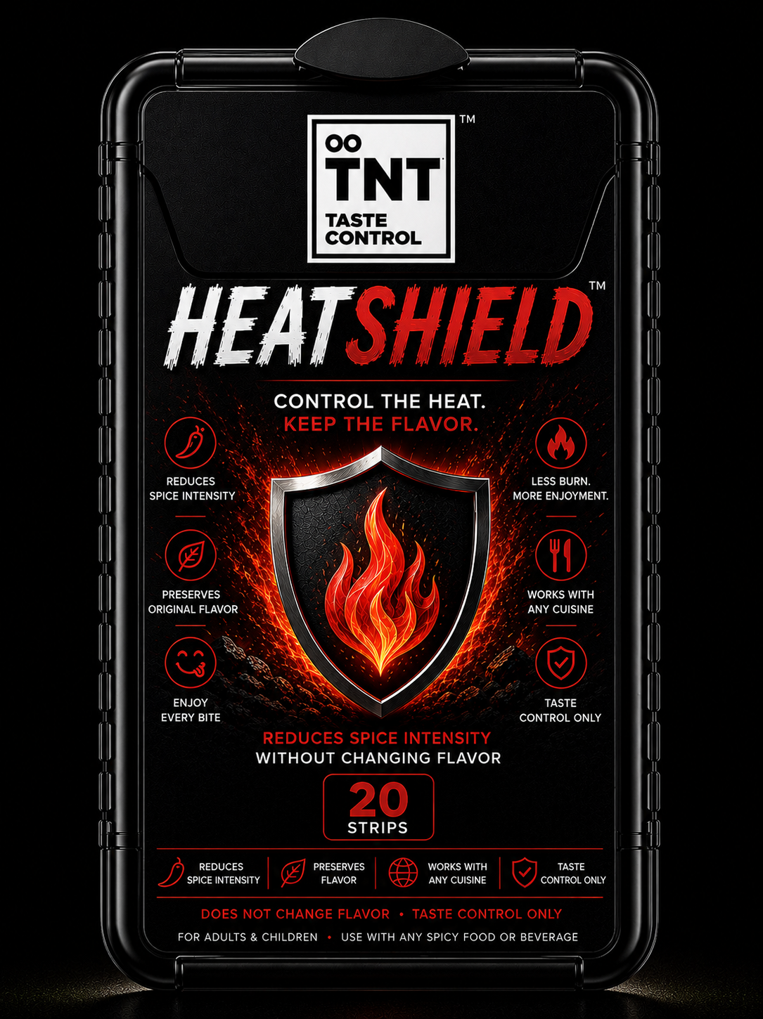 HeatShield — Tune the burn without losing the flavor.
