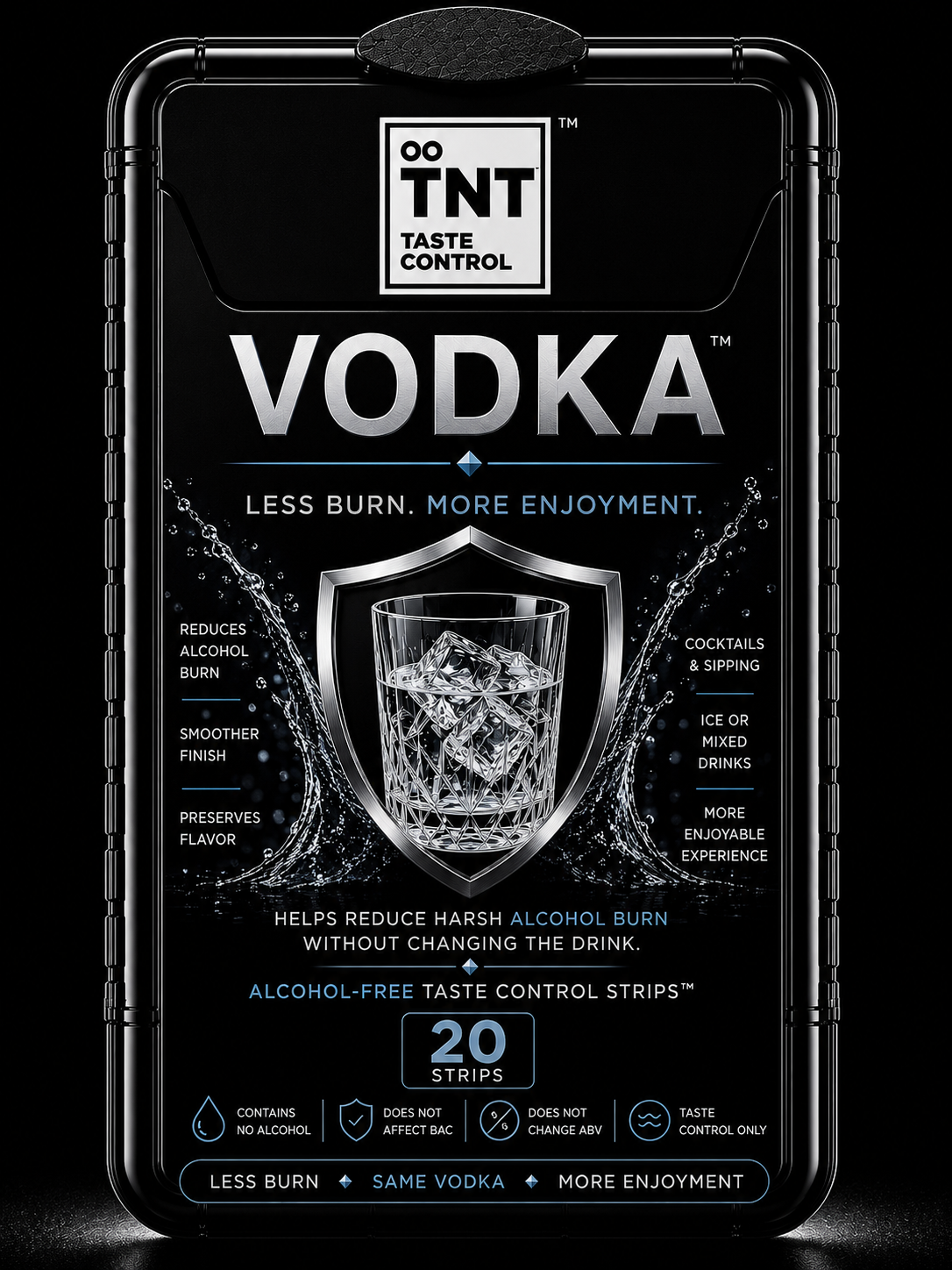 TNT Vodka — Control the burn. Keep the experience.